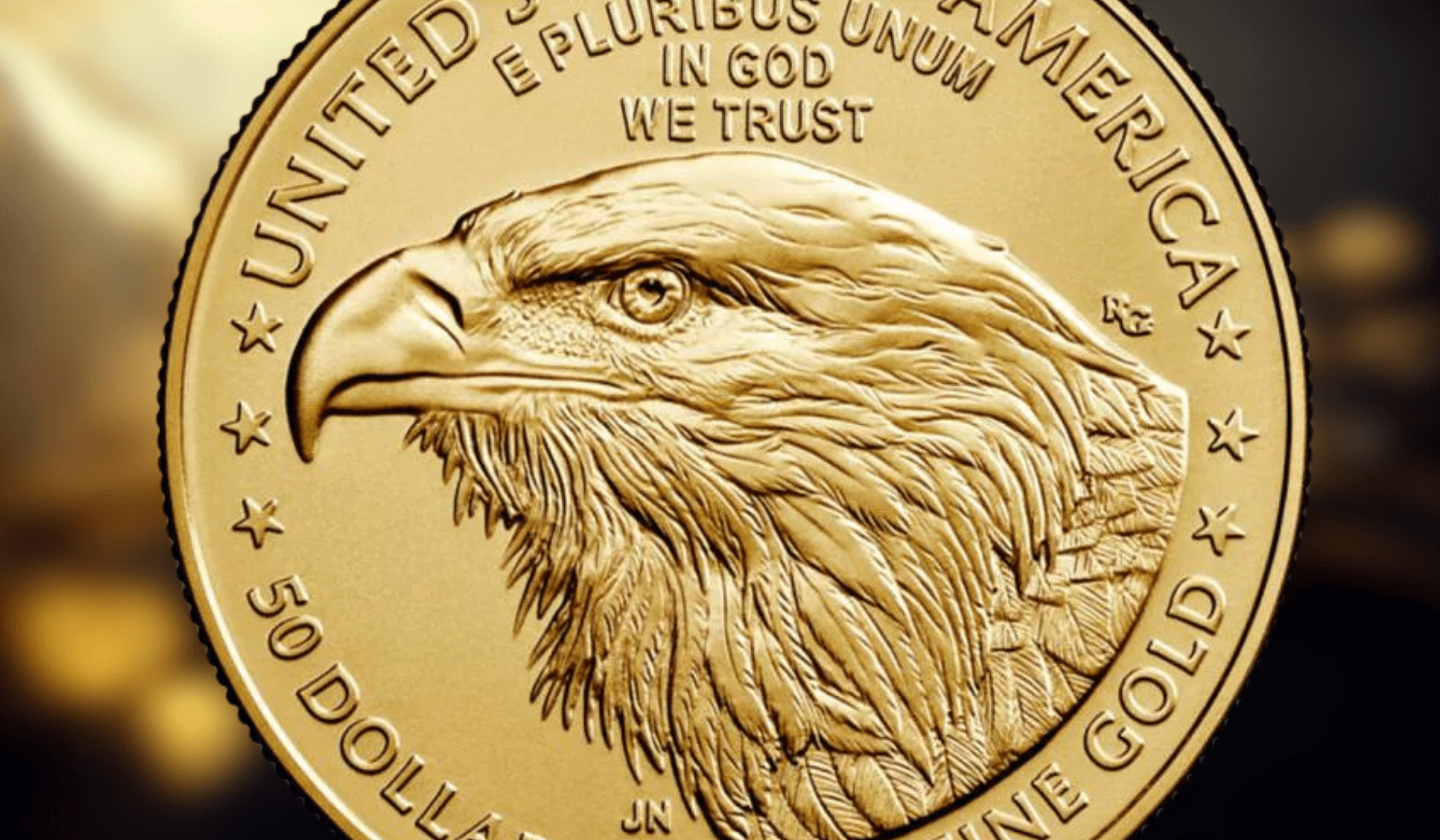Złota moneta Amerykański Orzeł