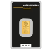 Sztabka złota 5 gramów Argor-Heraeus