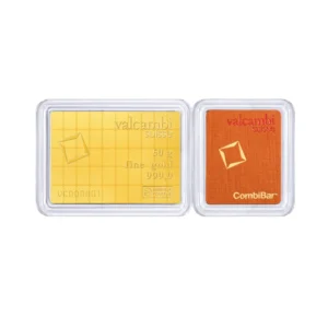 Sztabka złota Combibar (Multicard) Valcambi 50x1 gram