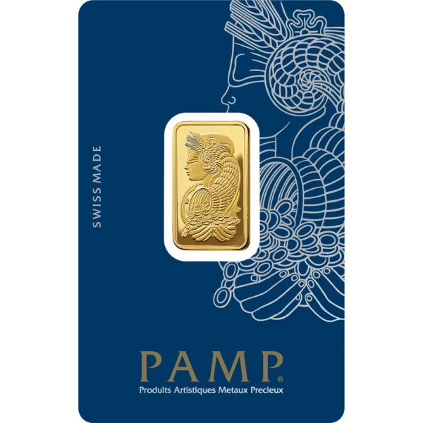 Sztabka złota Fortuna PAMP 10 g