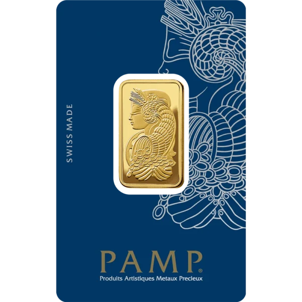 Sztabka złota Fortuna PAMP 20 gramów