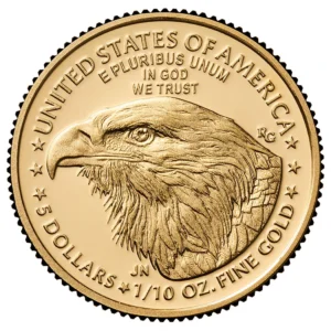 Zlota moneta Amerykanski Orzel 1 10 uncji zlota 1