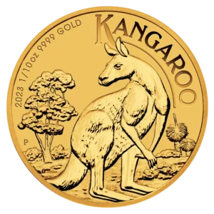 Złota moneta Australijski Kangur 1/10 uncji złota