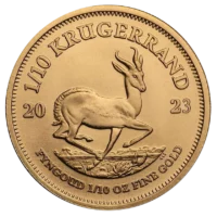 Złota moneta Krugerrand 1/10 uncji złota
