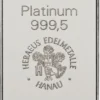 Sztabka platyny 1 uncja LBMA - obrazek 6
