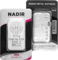 100g Srebrna Sztabka Nadir Metal Rafineri