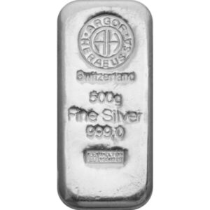 Sztabka srebra LBMA 500g