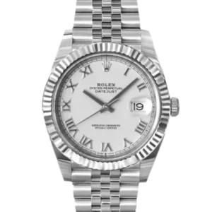 Zegarek Rolex Datejust 41 White Roman Dial