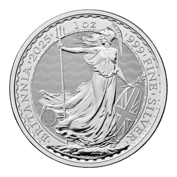 Srebrna moneta Britannia 2025 - 1 uncja srebra