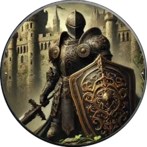 Srebrna moneta Knights of Honour: Defender of the Crown - Amerykański Orzeł 2024 - 1 uncja srebra