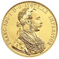 Zlota moneta 4 Dukaty Austriackie Czworak