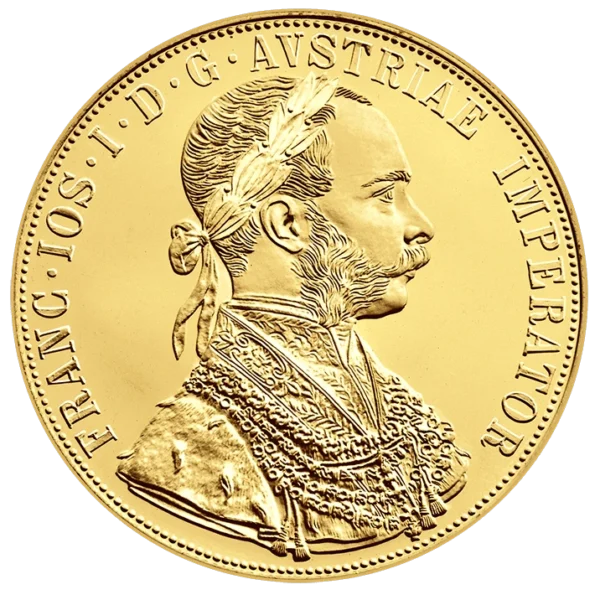 Złota moneta 4 Dukaty Austriackie Czworak - 13,76 gramów złota