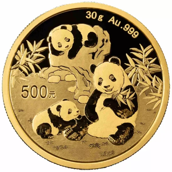 Złota moneta Chińska Panda 2025 - 30 gramów złota