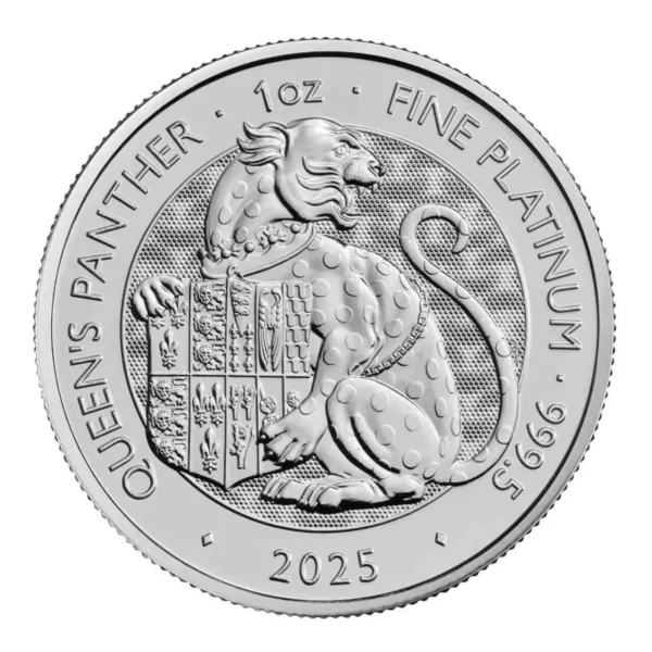 Platynowa moneta The Queen’s Panther Tudor Beasts 2025 - 1 uncja platyny