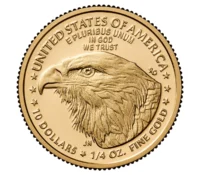 Zlota moneta Amerykanski Orzel 1 4 uncji zlota