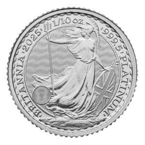 Platynowa moneta Britannia 2025 - 1/10 uncji platyny