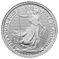 Platynowa moneta Britannia 2025 - 1/10 uncji platyny