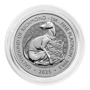 Platynowa moneta The Royal Tudor Beasts: The Greyhound of Richmond 1 uncja Platyny 2025