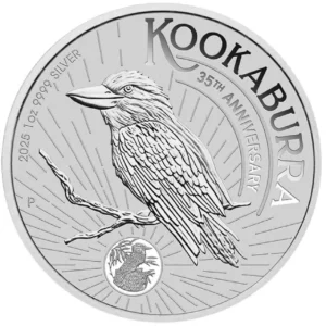 Srebrna moneta Kookaburra 2025 - 1 uncja srebra