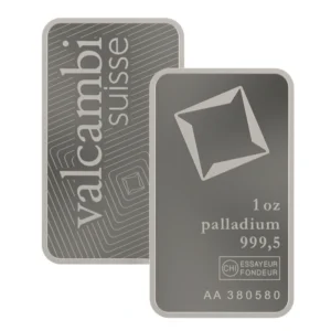 Sztabka palladu Valcambi 1 uncja