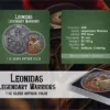 Srebrna moneta Leonidas – Legendary Warriors – Antique Color – 1 uncja srebra
