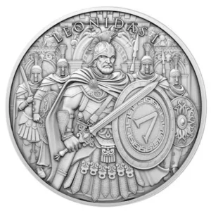Srebrna moneta Leonidas – Legendary Warriors – 1 uncja srebra