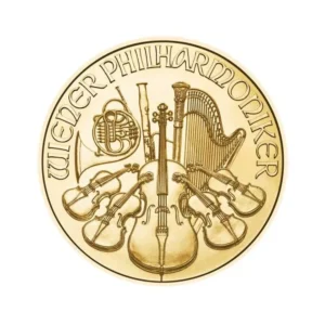 Złota moneta Wiedeński Filharmonik 2025 – 1 uncja zlota