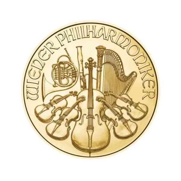 Złota moneta Wiedeński Filharmonik 2025 – 1 uncja zlota