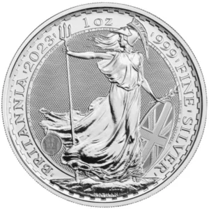 Srebrna moneta Britannia - 1 uncja srebra (lata losowe)