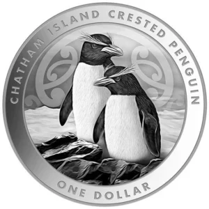 Srebrna moneta Chatham Island Crested Penguin 2020 - 1 uncja srebra
