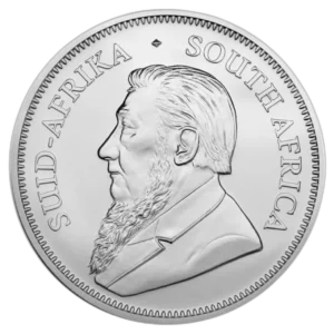 Srebrna moneta Krugerrand - 1 uncja srebra (lata losowe)