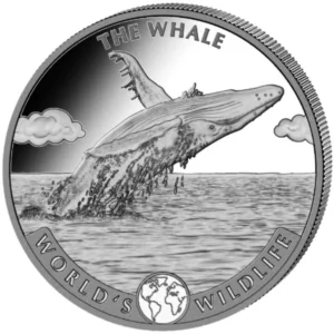 Srebrna moneta The Whale 2020 - 1 uncja srebra
