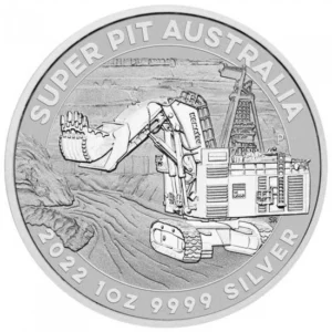Srebrna moneta Super Pit Australia 2022 - 1 uncja srebra