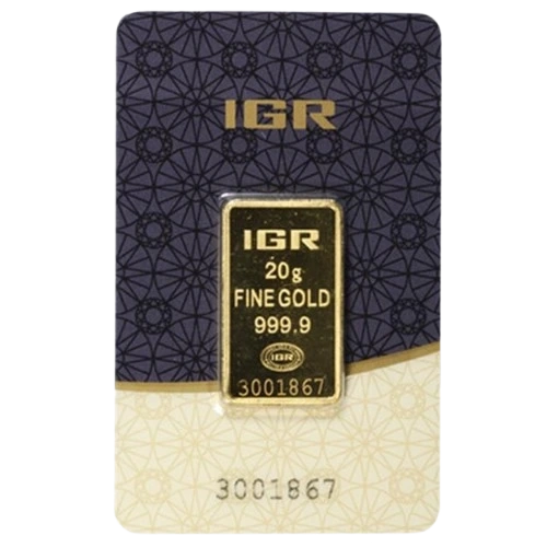 Sztabka złota 20 gram złota