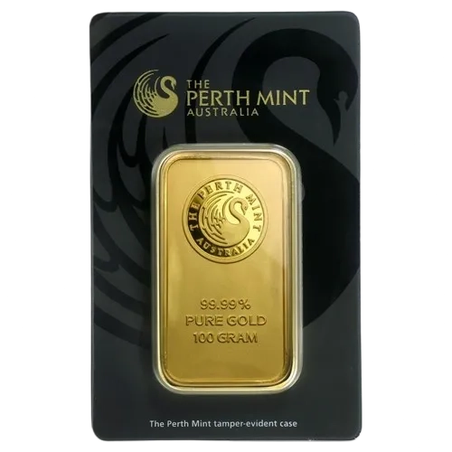 Sztabka złota 100 gram złota