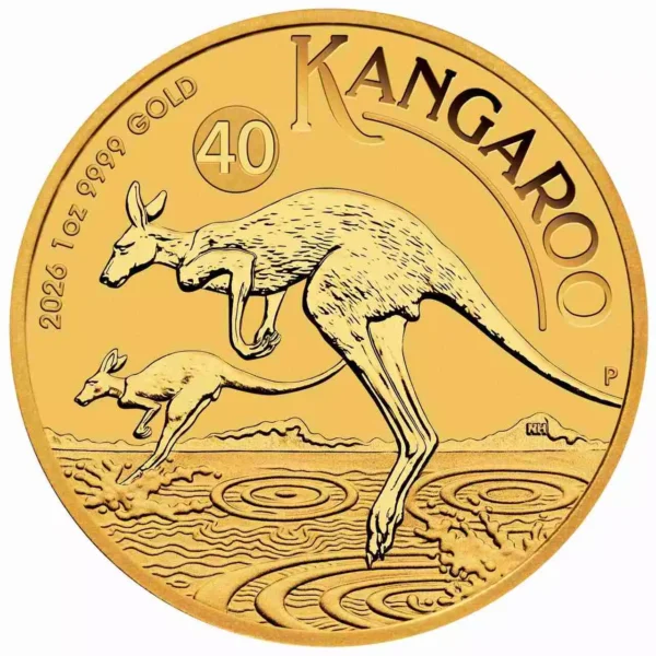 Złota moneta Australijski Kangur 2026 1 uncja złota