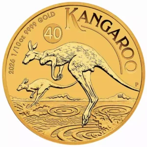 Złota moneta Australijski Kangur 2026 - 1-10 uncji złota
