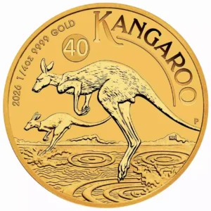 Złota moneta Australijski Kangur 2026 - 1-4 uncji złota