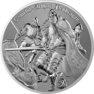 Srebrna moneta Camelot – Artur Pendragon 2023 – 1 uncja srebra