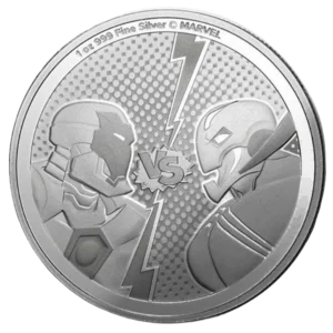 Srebrna moneta Marvel - Iron Man vs. Ultron 2025 - 1 uncja srebra