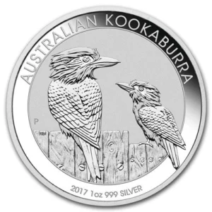 Srebrna moneta Kookaburra 2017 - 1 uncja srebra
