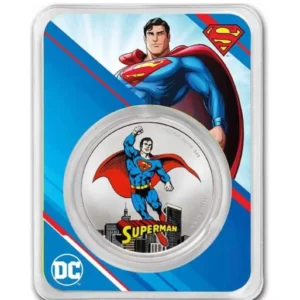 Srebrna moneta Samoa DC Comics - Superman kolorowana – 1 uncja srebra