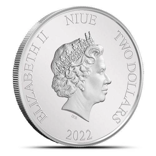 Srebrna moneta Żółw Szylkretowy 2022 - 1 uncja srebra