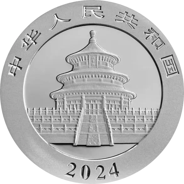 Srebrna moneta Chińska Panda 2024 PROOF - 150 gram srebra