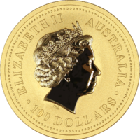 Złota moneta Australijski Lunar I: Rok Królika, 1 oz, 1999