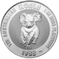 Platynowa Moneta Australijski Koala - 1 uncja platyny
