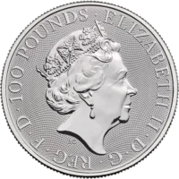 Platynowa moneta: Byk z clarence 1oz