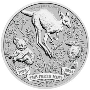 Perth Mint – 125. rocznica powstania, 1 uncja platyny