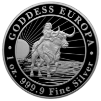 Srebrna moneta Goddess Europa - 1 uncja srebra