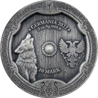 Kolekcja 4 srebrne monety, Valkyries Hildegard, Solveig, Arnhild, Ostara – 4 x 2 uncje srebra